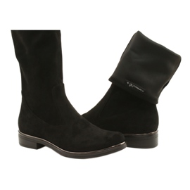 Caprice Black Stretch dámské boty 25512-41 044 černý 6