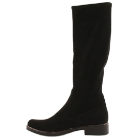 Caprice Black Stretch dámské boty 25512-41 044 černý 2