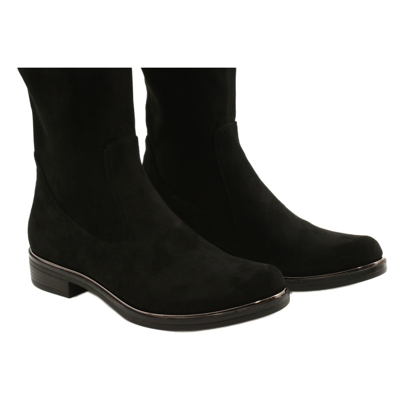 Caprice Black Stretch dámské boty 25512-41 044 černý 5