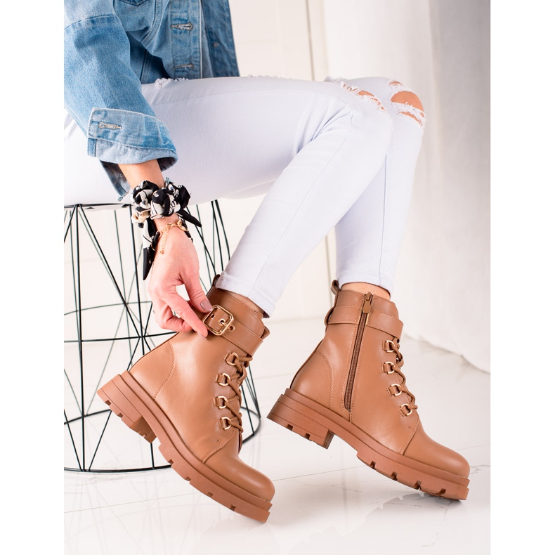 Sixth Sense Stylové lapače se sponou hnědý 1