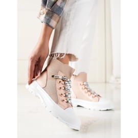 Goodin Módní vysoké tenisky růžový 1 Goodin Módní vysoké tenisky růžový 1