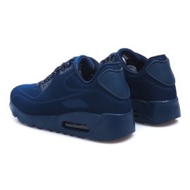 Černé sportovní pánské boty 5586-3 námořnická modrá 2