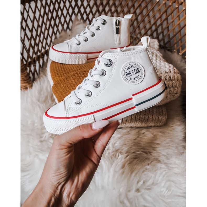 Dětské vysoké tenisky Big Star II374004 White ['bílý'] bílý 2
