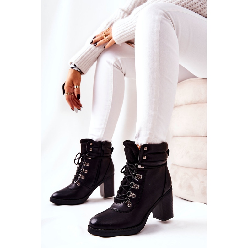 Teplé Boty Na Post černé Charmmis černý 2