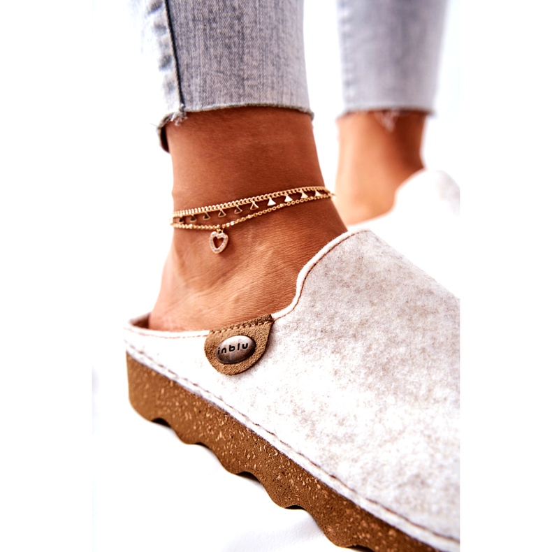 Pantofle Profylaktické Inblu Pantofle béžové DK20FE01W béžový 3