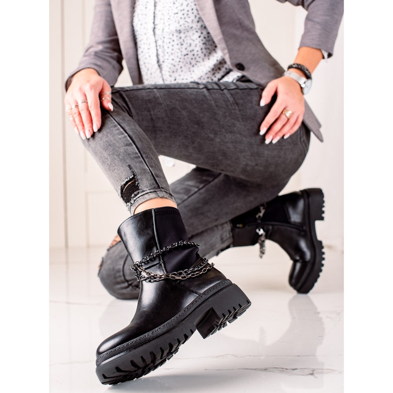 Gogo Izolované tašky s řetězy černý 1