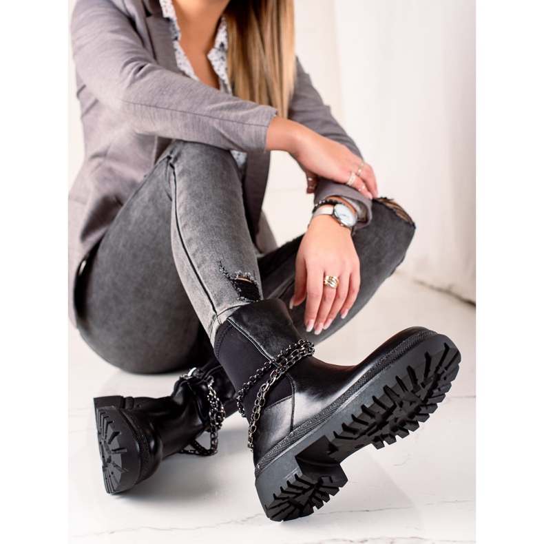 Gogo Izolované tašky s řetězy černý 2