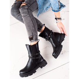 Gogo Vyhřívané vysoké dělníky černá 2