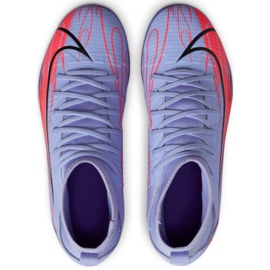 Kopačky Nike Mercurial Superfly 8 Club Km Mg Jr DB0925 506 růžová, fialová fialový 1