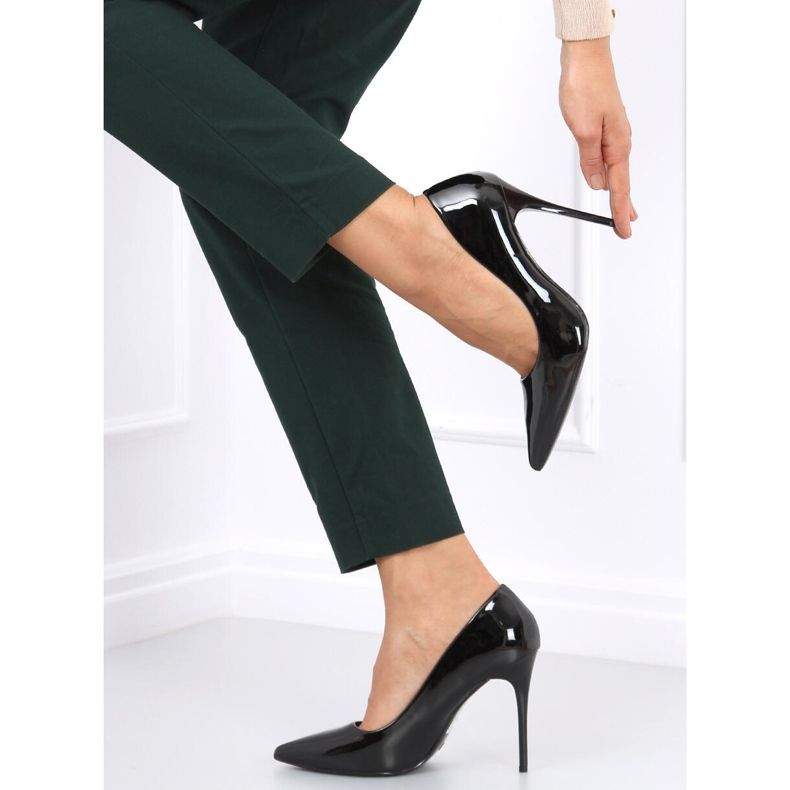 Dámské vysoké podpatky Ida Black černý 1