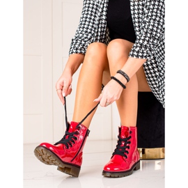 Evento Červené lakované boty červený 2