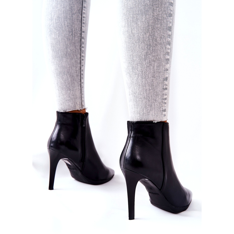 Dámské boty na vysokém podpatku Sergio Leone BT501 černá 1