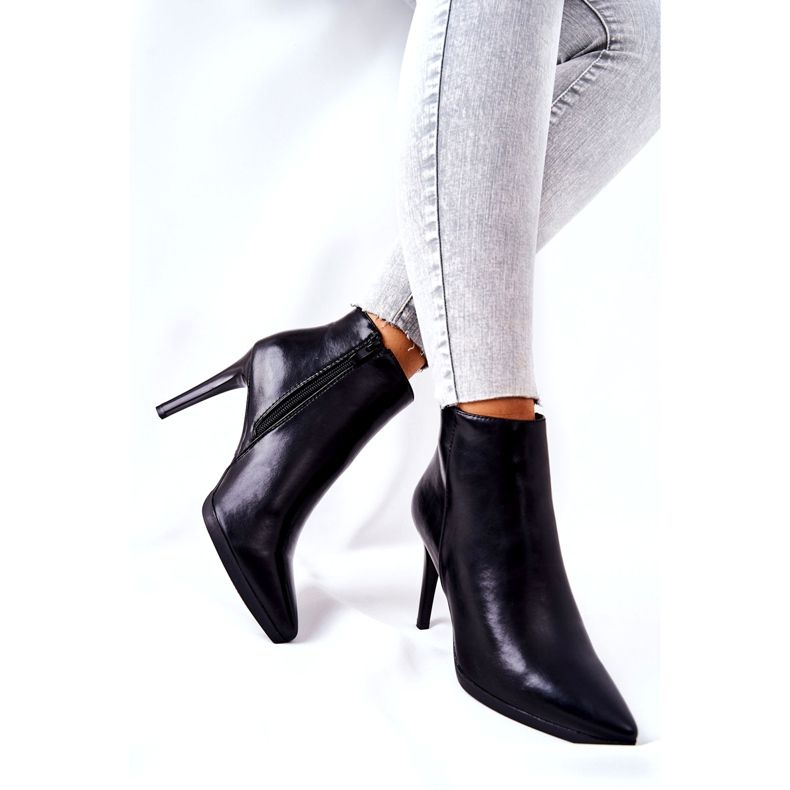 Dámské boty na vysokém podpatku Sergio Leone BT501 černá 2