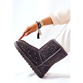 Teplé Mukluki S Jets Grey Mariella stříbrný 2