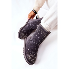 Teplé Mukluki S Jets Grey Mariella stříbrný 1