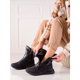 Weide Neformální černé boty do sněhu černý 2