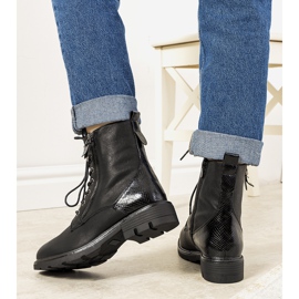 Černé zateplené boty Gaspar černý 1