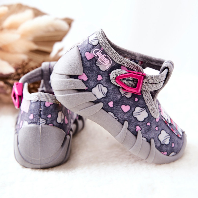 BEFADO S.A. Boty Pantofle Befado Kotki 110P326 Šedá 1