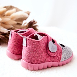 BEFADO S.A. Pantofle Befado Myszka 526P104 Růžovo-šedé růžový 1