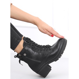 Vojenské boty Riko Black černý 2