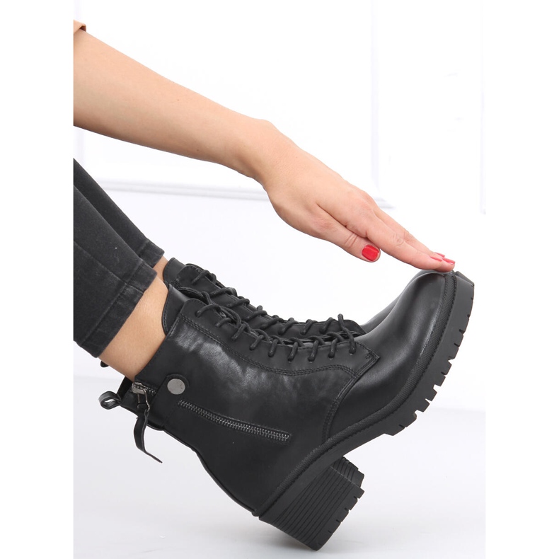 Vojenské boty Riko Black černý 2