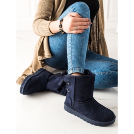 TRENDI Mukluki S Mašlí námořnická modř 2