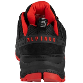 Trekové boty Alpinus Seville M JS43575 černý červený 4