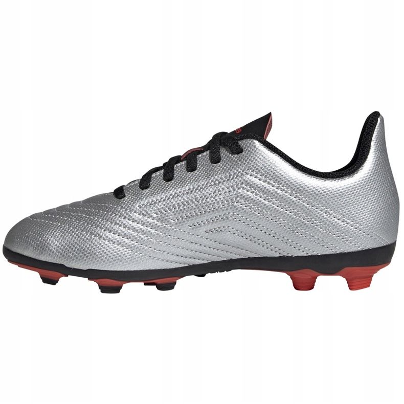 Kopačky Adidas Predator 19.4 FxG Jr G25822 stříbro 1