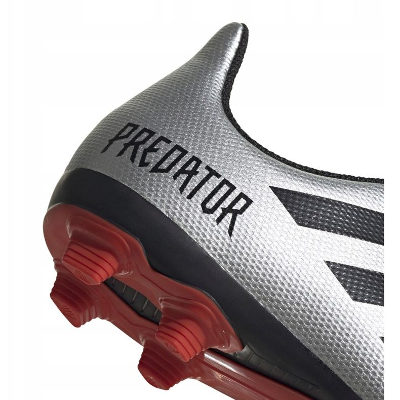 Kopačky Adidas Predator 19.4 FxG Jr G25822 stříbro 4