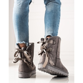 TRENDI Mukluki S Mašlí šedá 1