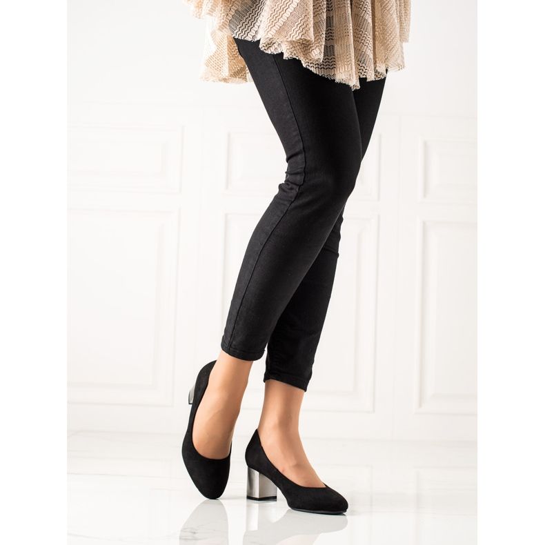 M.Daszyński Černé pumpy černý 1