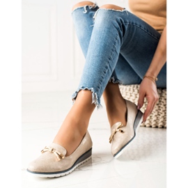 M.Daszyński Klín Balerína S Mašlí béžový 1 M.Daszyński Klín Balerína S Mašlí béžový 1