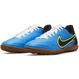 Kopačky Nike Tiempo Legend 9 Club Tf Jr DA1334 403 vícebarevný modrý 2