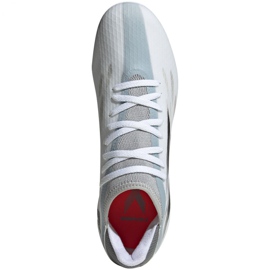 Kopačky Adidas X Speedflow.3 Mg M FY3270 modrá, bílá, šedá / stříbrná bílý 1