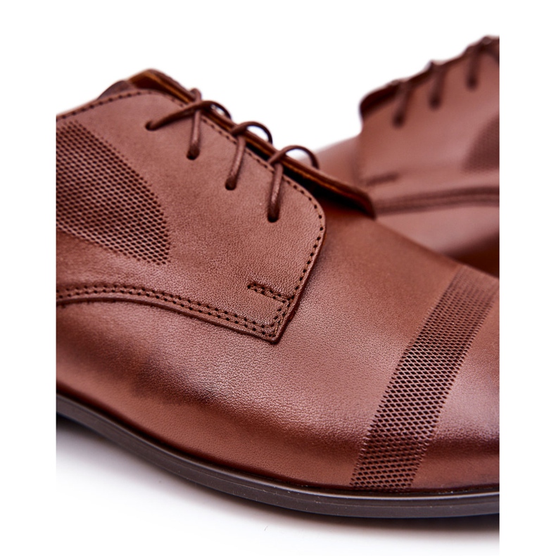 Bednarek Polish Shoes Pánské kožené boty Bednarek 804 Brown hnědý 1