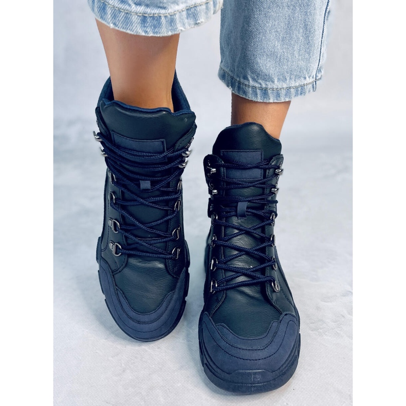 Vysoké tenisky Brita DK.BLUE modrý 1