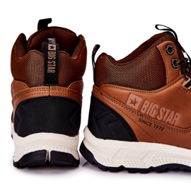 Vysoké sportovní boty Big Star II174179 hnědé hnědý černá 3