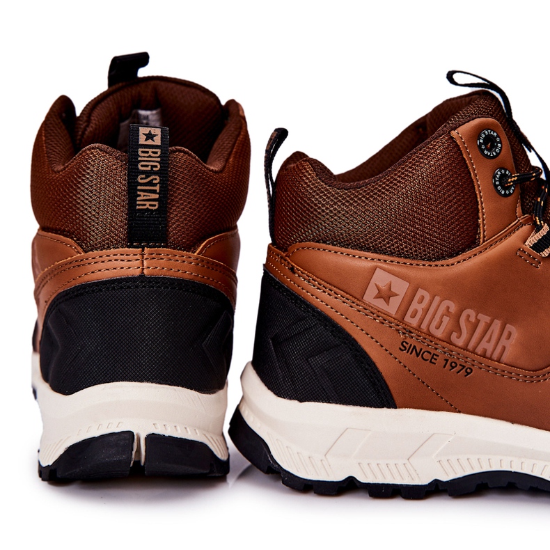 Vysoké sportovní boty Big Star II174179 hnědé hnědý černá 3