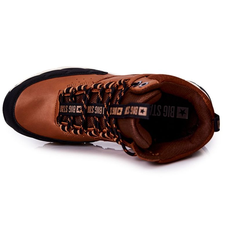 Vysoké sportovní boty Big Star II174179 hnědé hnědý černá 5