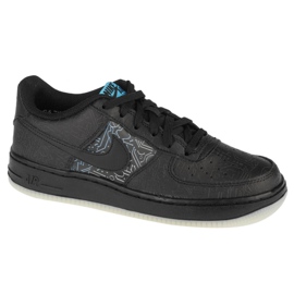 Bota Nike Air Force 1 Low Gs Jr DN1434-001 černý modrý 1