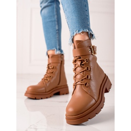 Sixth Sense Stylové lapače se sponou hnědý 2