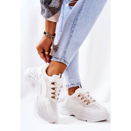 PM1 Sportovní Boty Na Bílé Flynn Platformě bílý 2