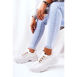 PM1 Sportovní Boty Na Bílé Flynn Platformě bílý 1 PM1 Sportovní Boty Na Bílé Flynn Platformě bílý 1