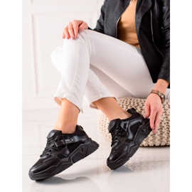 Evento Pohodlné sportovní tenisky černá 2 Evento Pohodlné sportovní tenisky černá 2