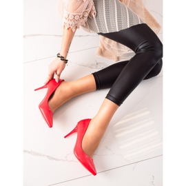 TRENDI Červené podpatky červený 1