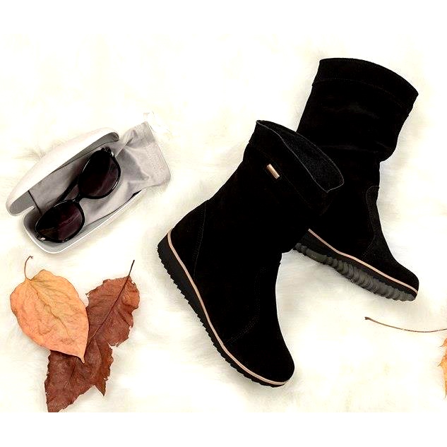 Olivier Kožené boty Emi Black černá 1