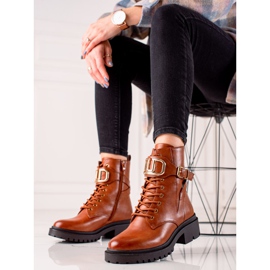 Diamantique Elegantní Dělníci S Ornamentem hnědý 1