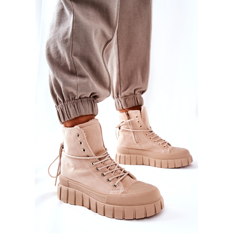 PH1 Teplé Tenisky Na Platformě Béžová Marlow béžový 3