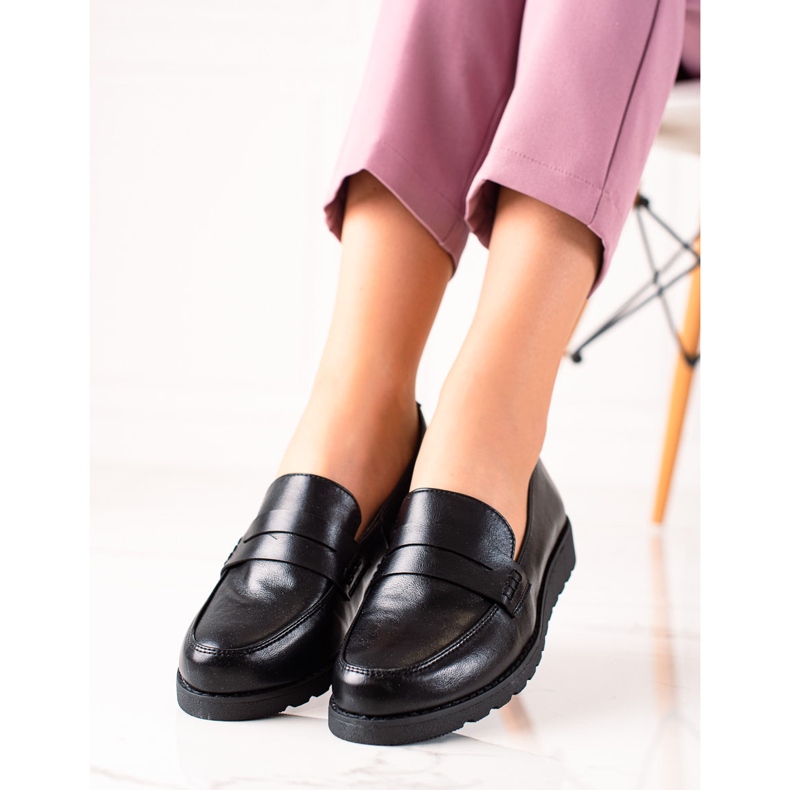 La.Fi Klasické černé boty černá 1