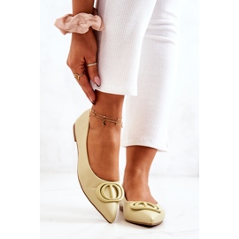 PS1 Kožené Baleríny V Rachelle's Bright Green Spitz zelená žlutá 2